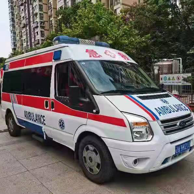 陵城长途救护车护送病人返乡